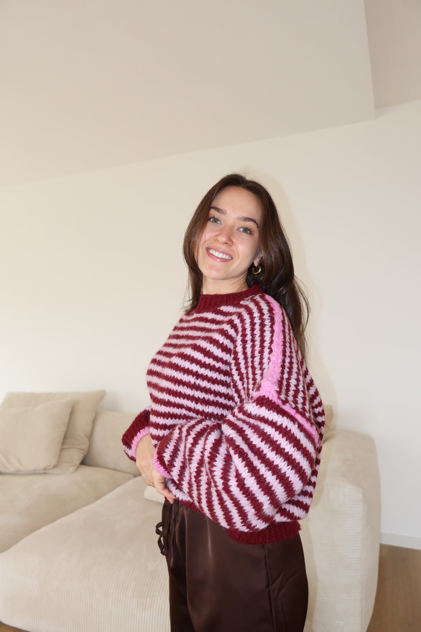Pullover cozy Stripe two colors