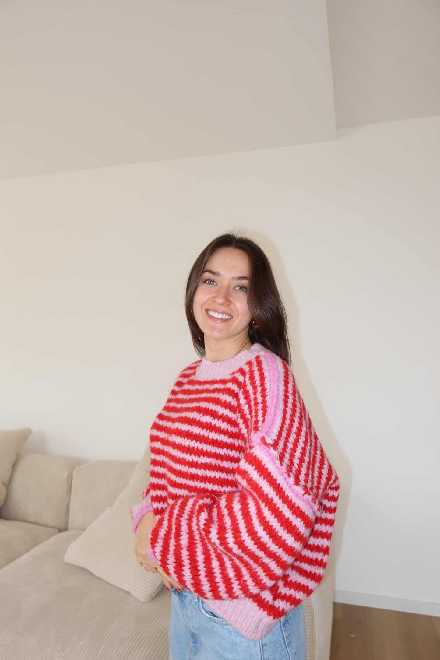 Pullover cozy Stripe two colors