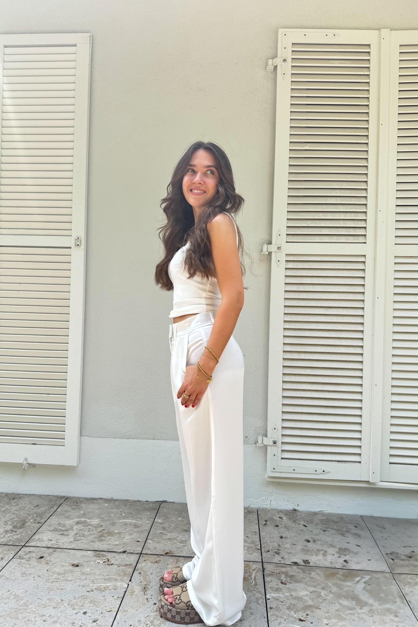 Satin Pants "Romina"