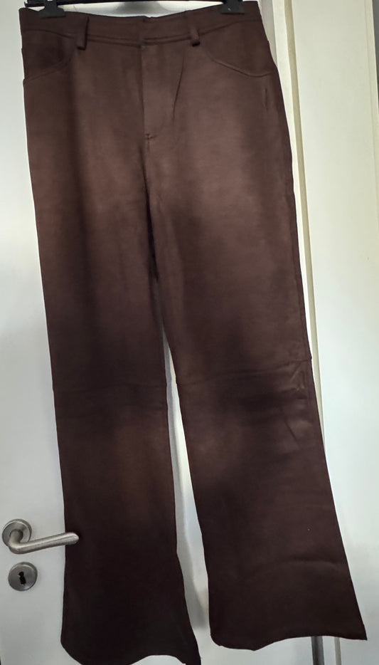 Soft vegan Wildlederhose