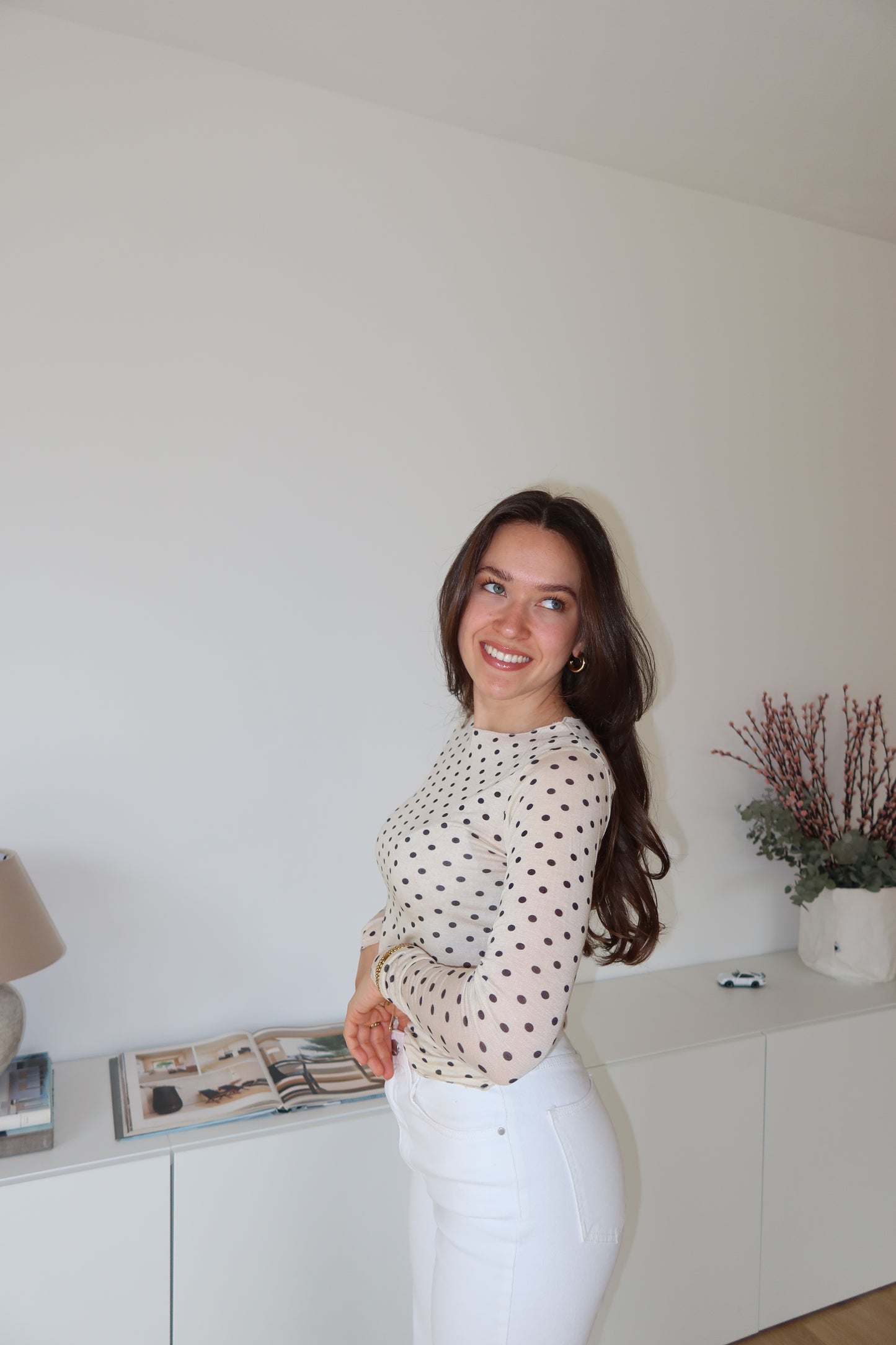 Dots Longsleeve - Cream