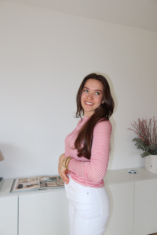 Striped Longsleeve - Pink