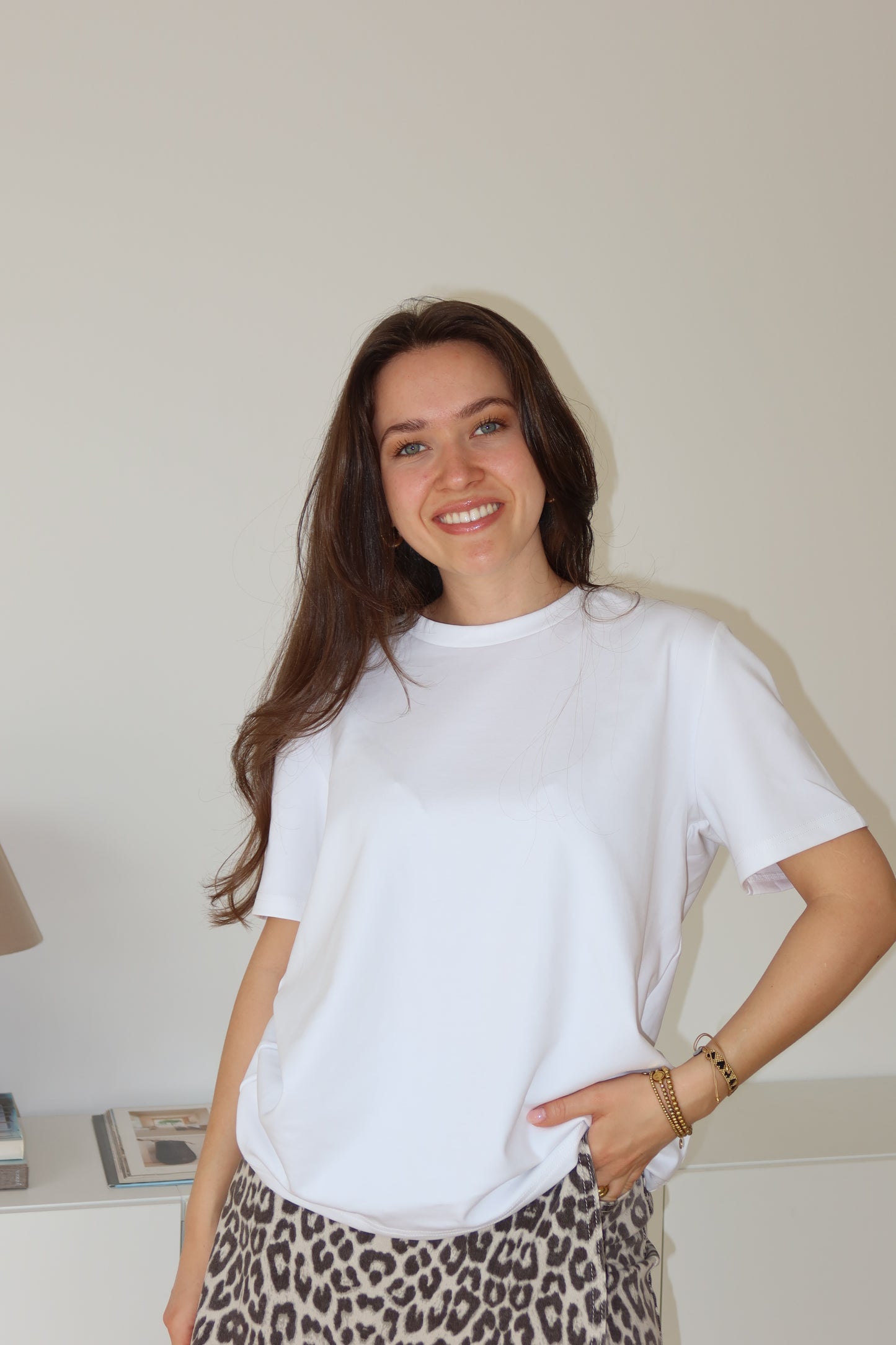 basic oversized t-shirt • White