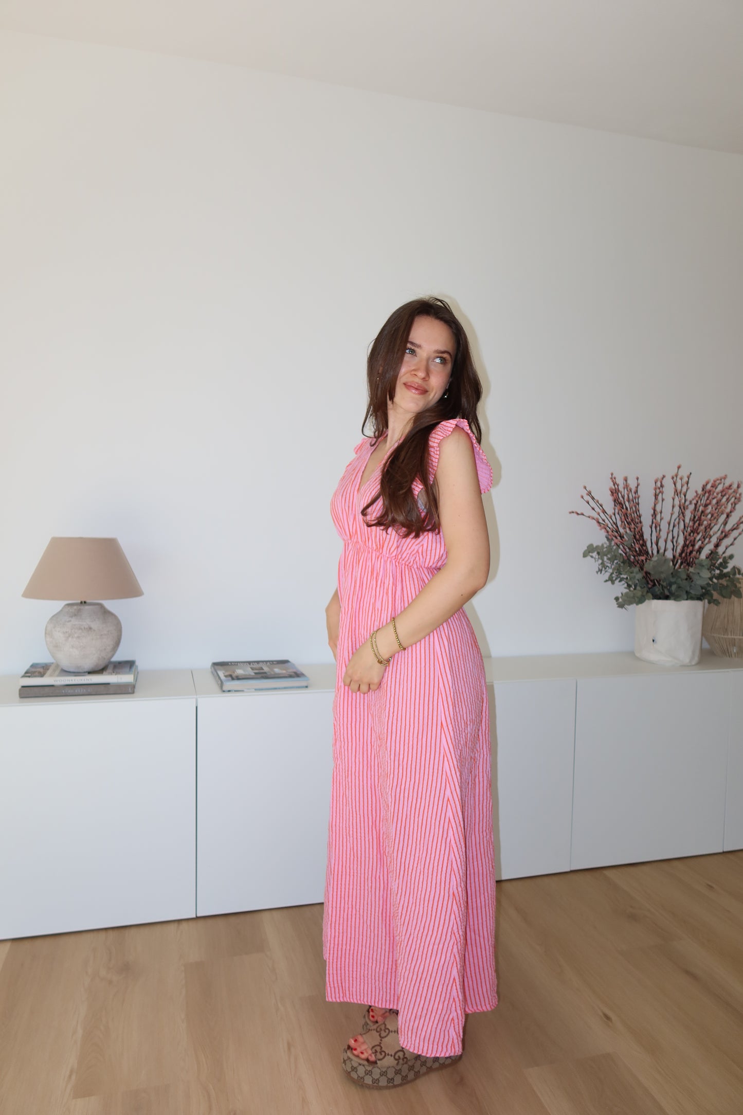 Musselin Maxikleid - Blossom