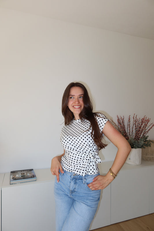 Polkadot Tee Knot