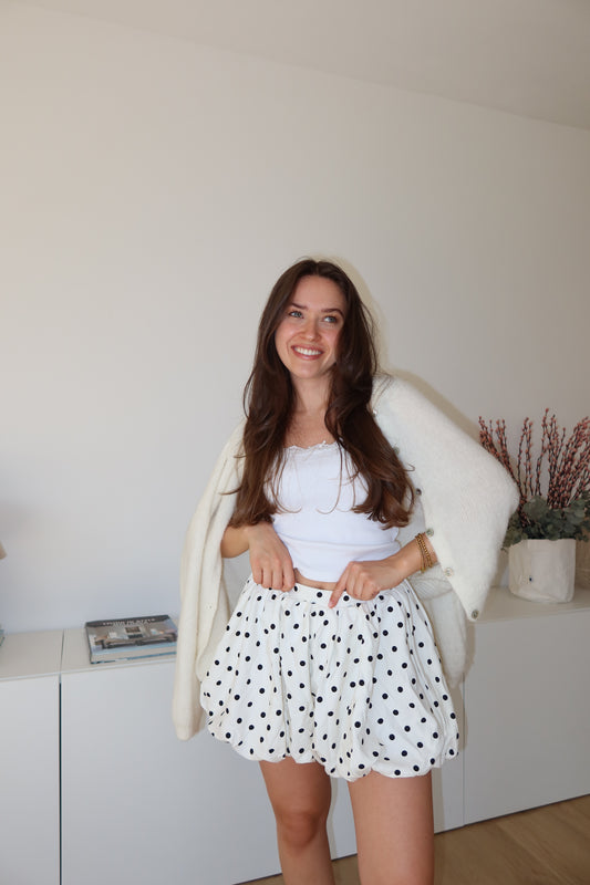 Polka dot Skort