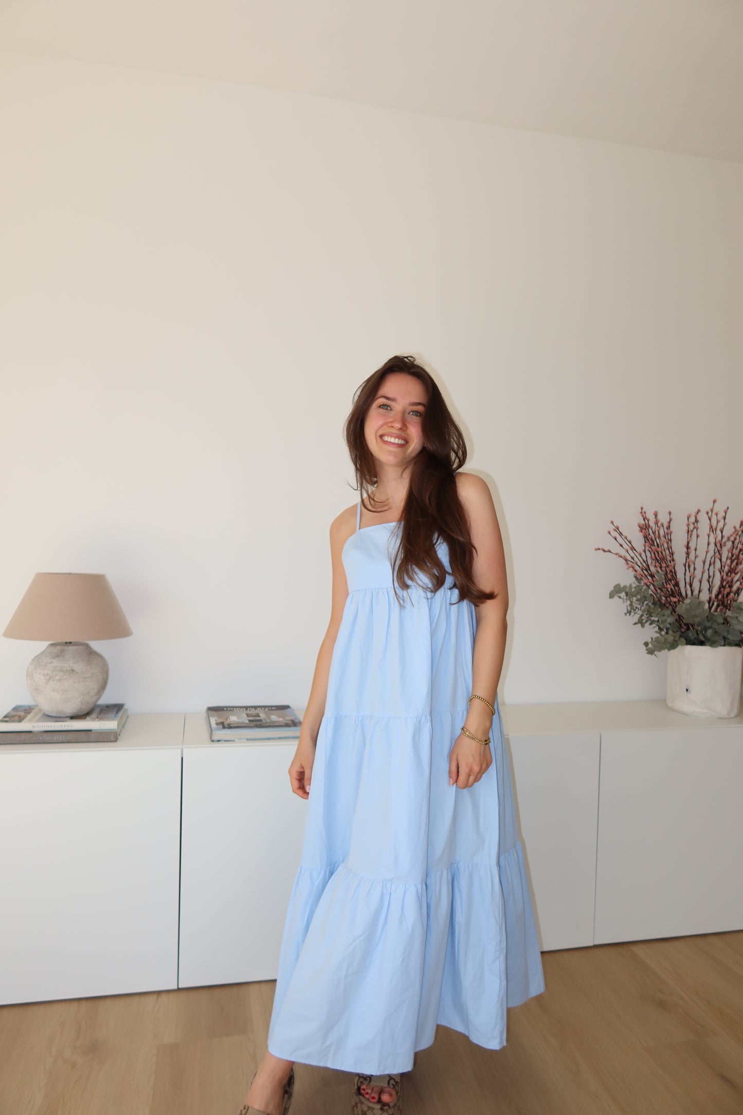 MaxiKleid cotton - blue