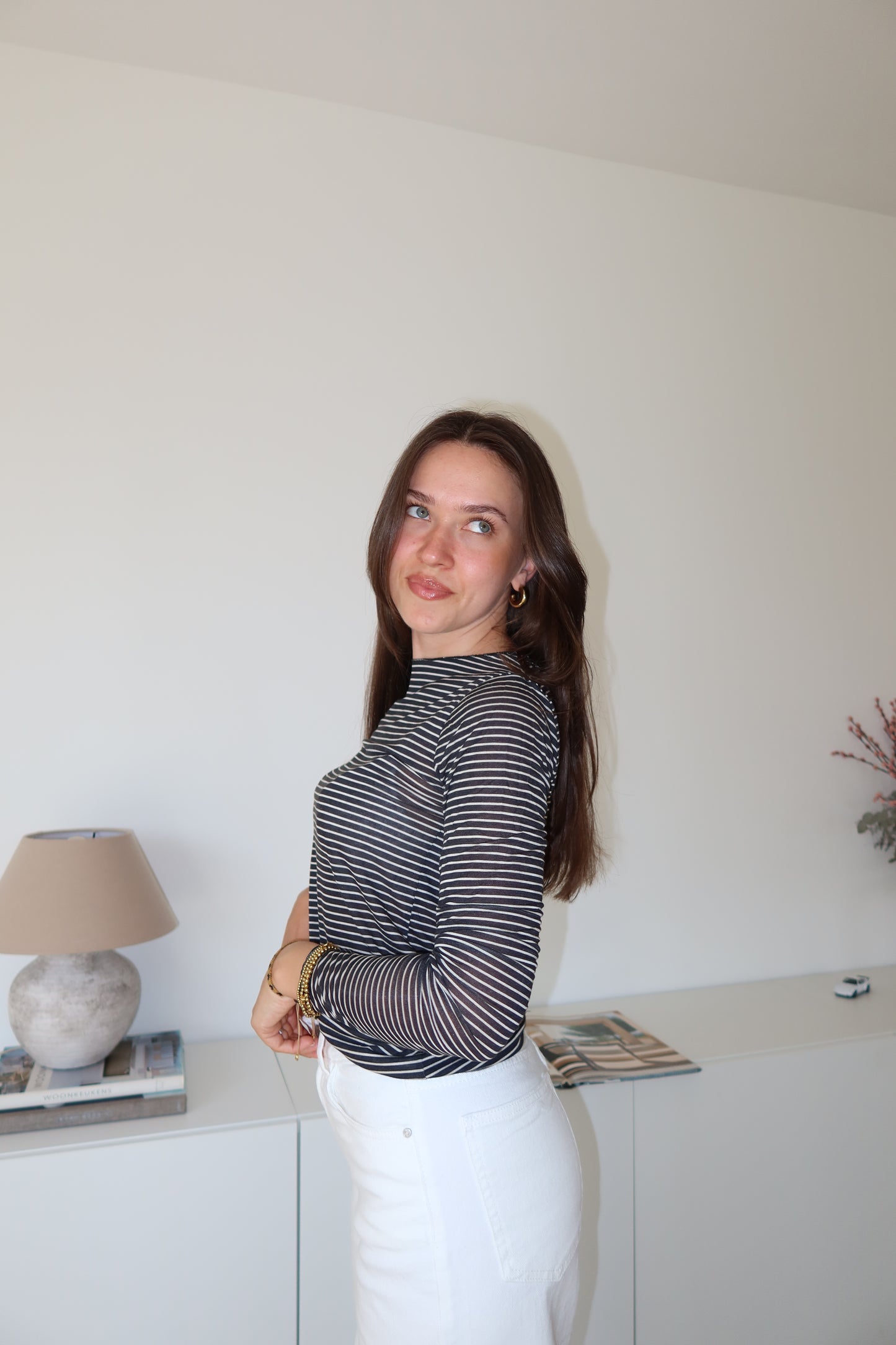 Stripe Longsleeve - black