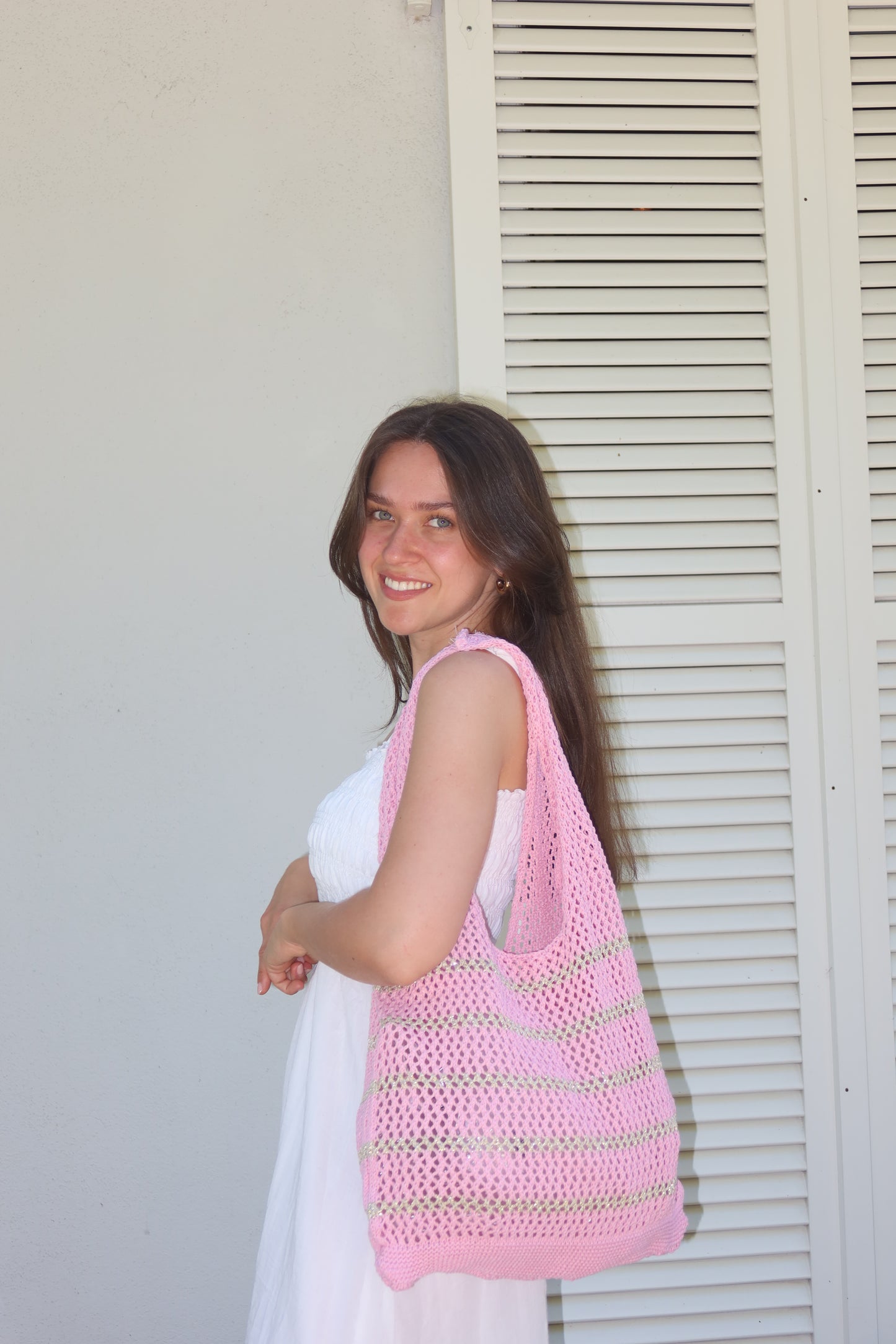 Häkeltasche - Pink
