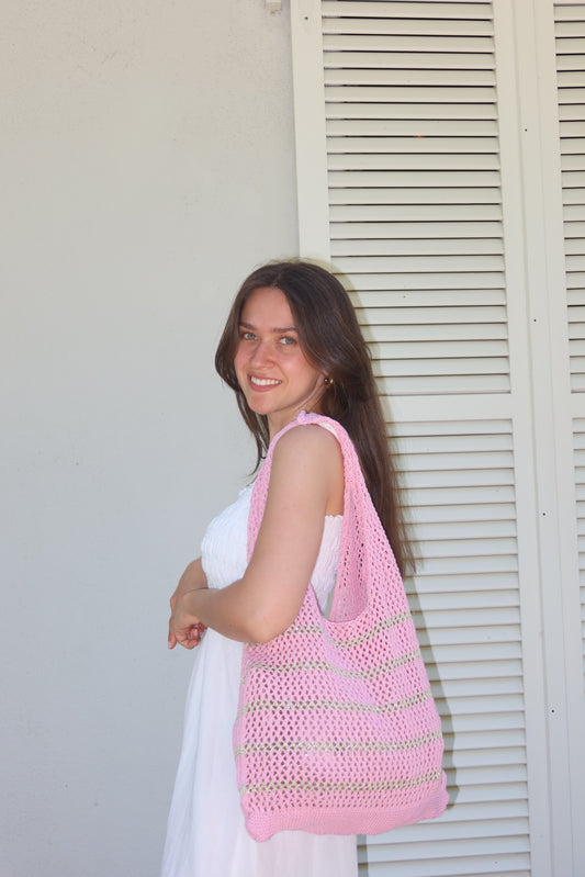 Häkeltasche - Pink