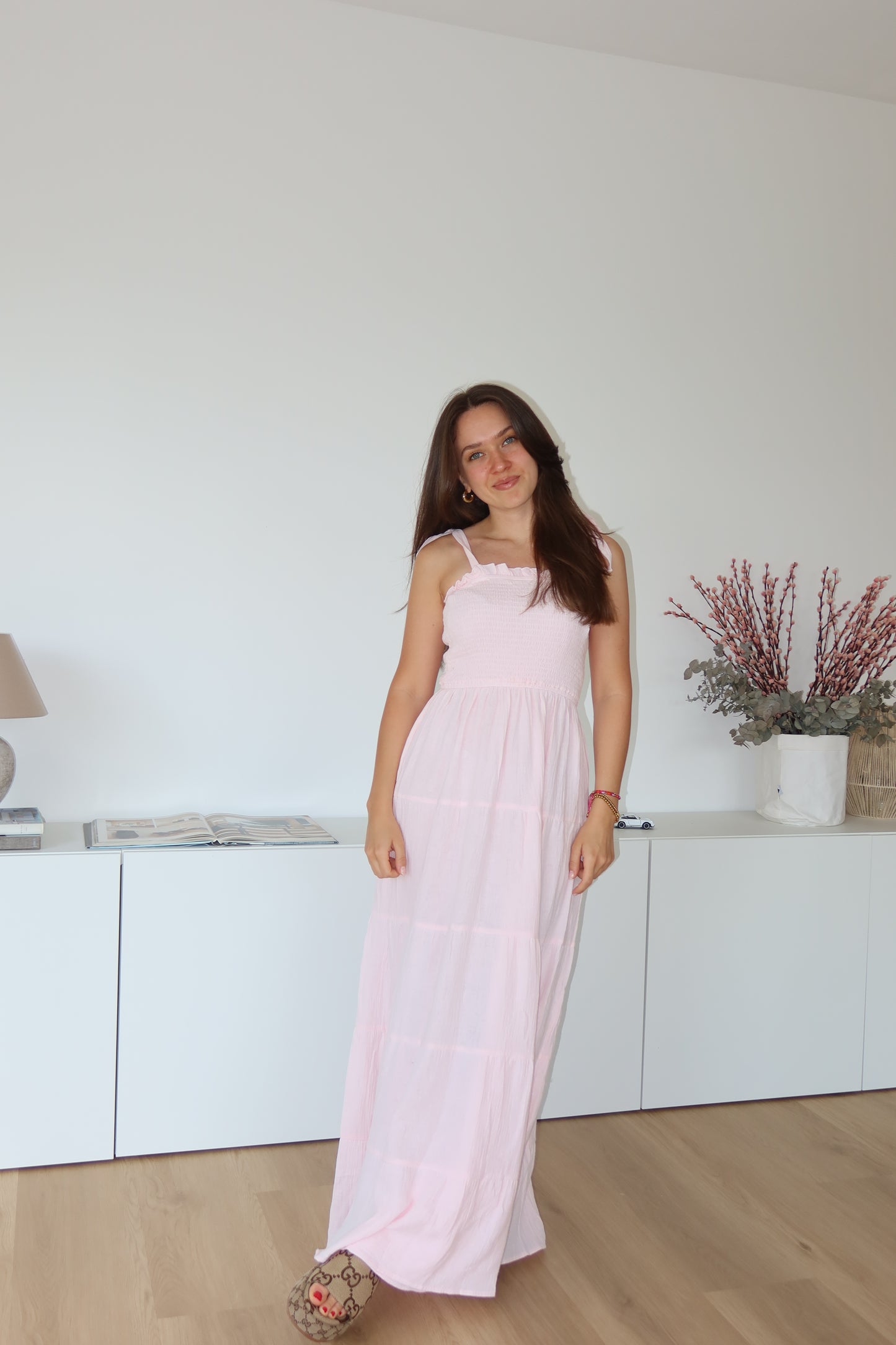 Musselin Maxikleid - Blossom