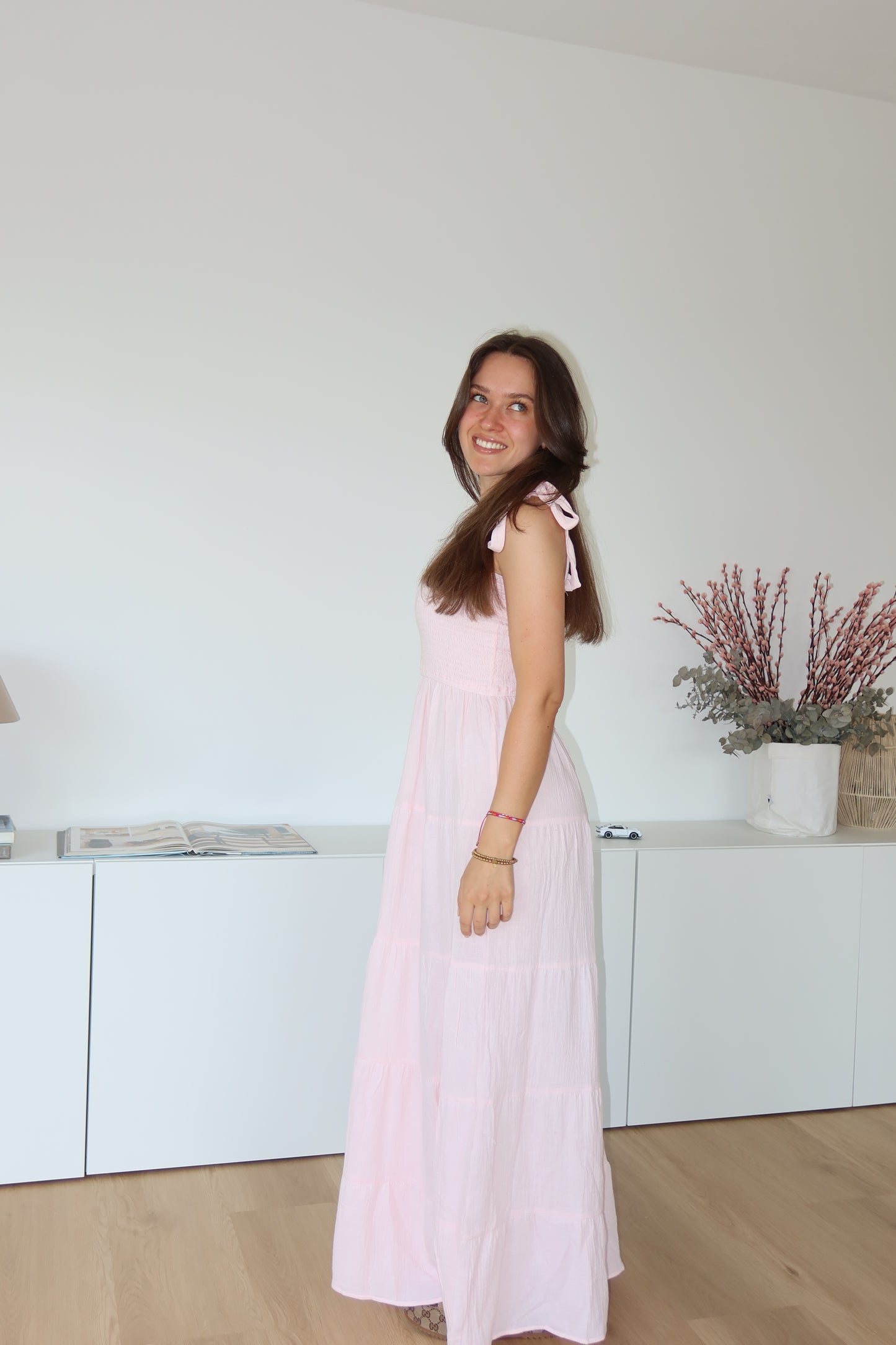 Musselin Maxikleid - Blossom