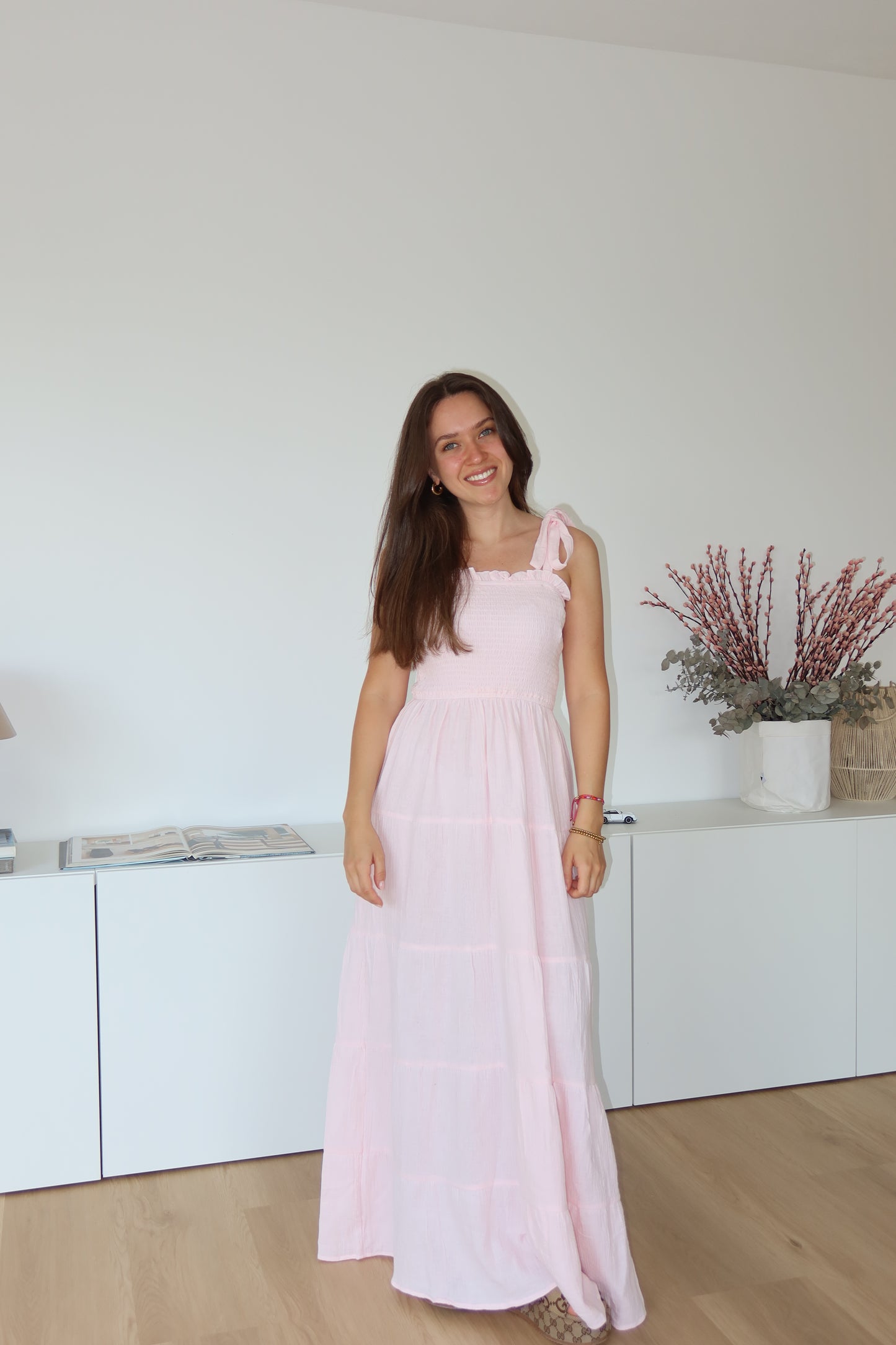 Musselin Maxikleid - Blossom