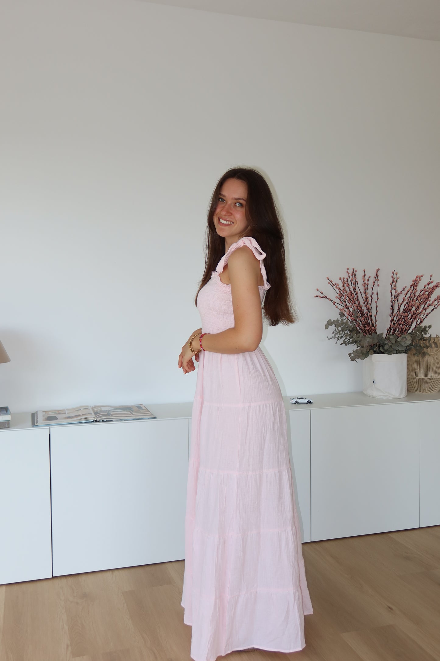 Musselin Maxikleid - Blossom