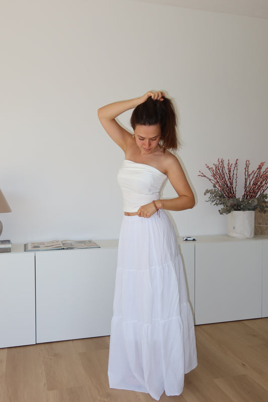 Maxi Skirt - White