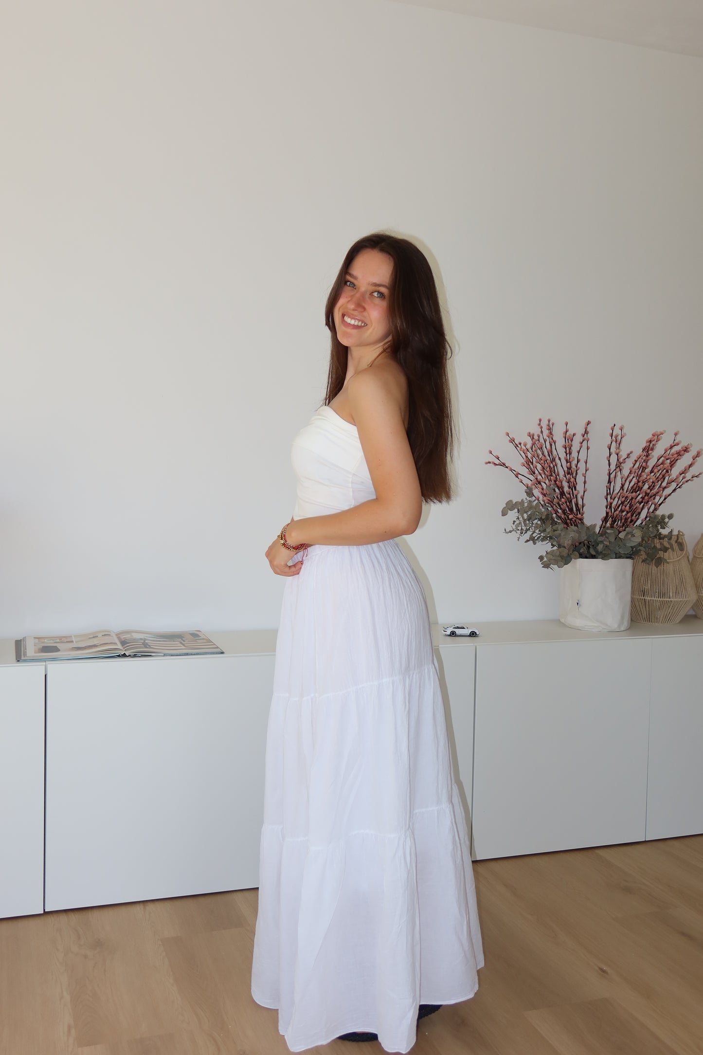 Maxi Skirt - White
