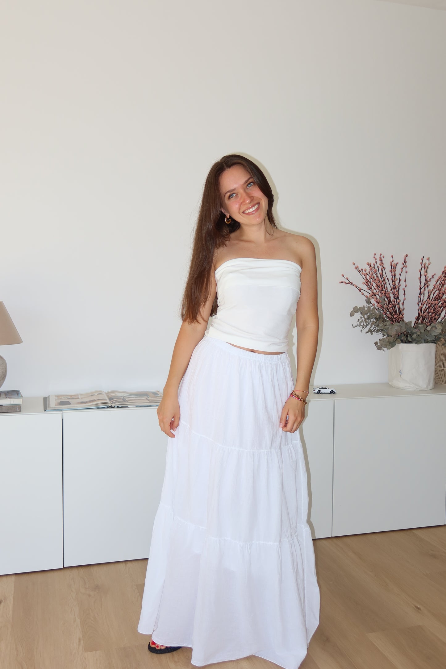 Maxi Skirt - White