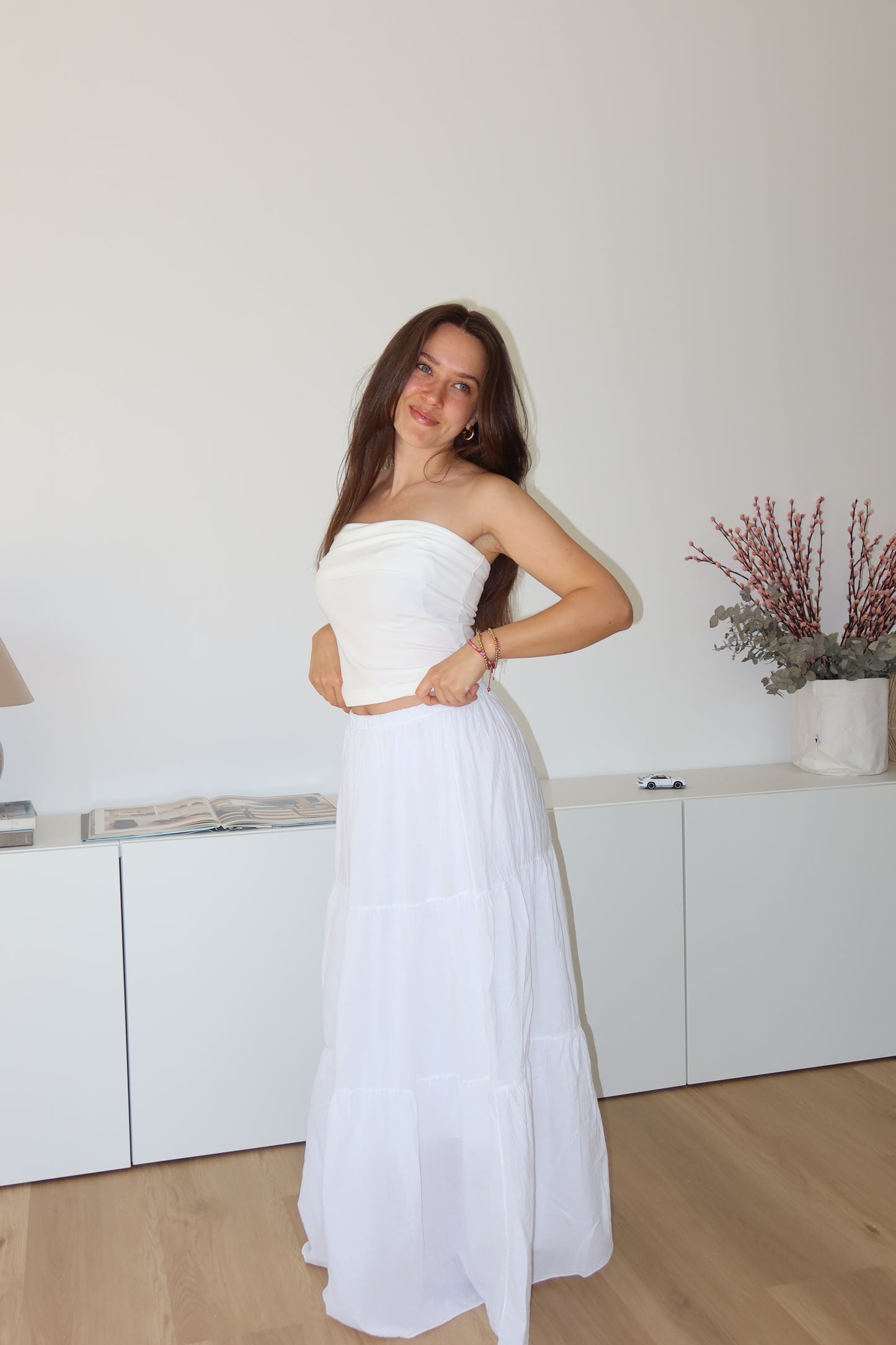 Maxi Skirt - White