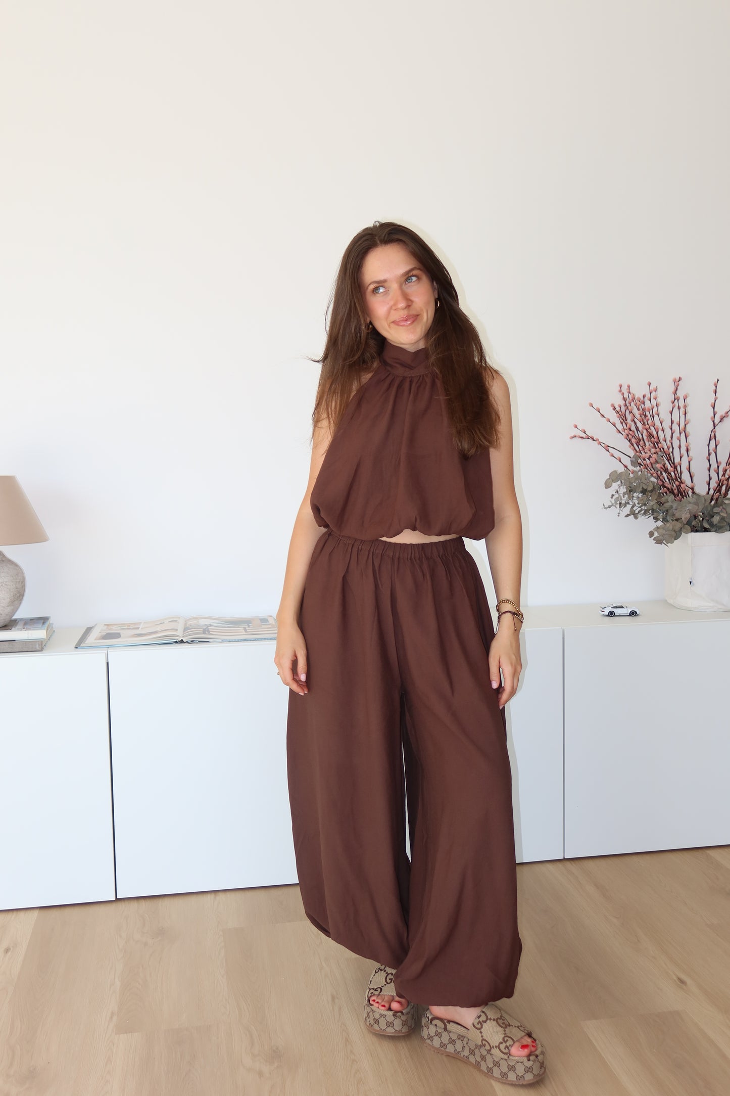 Ballon pants - Brown