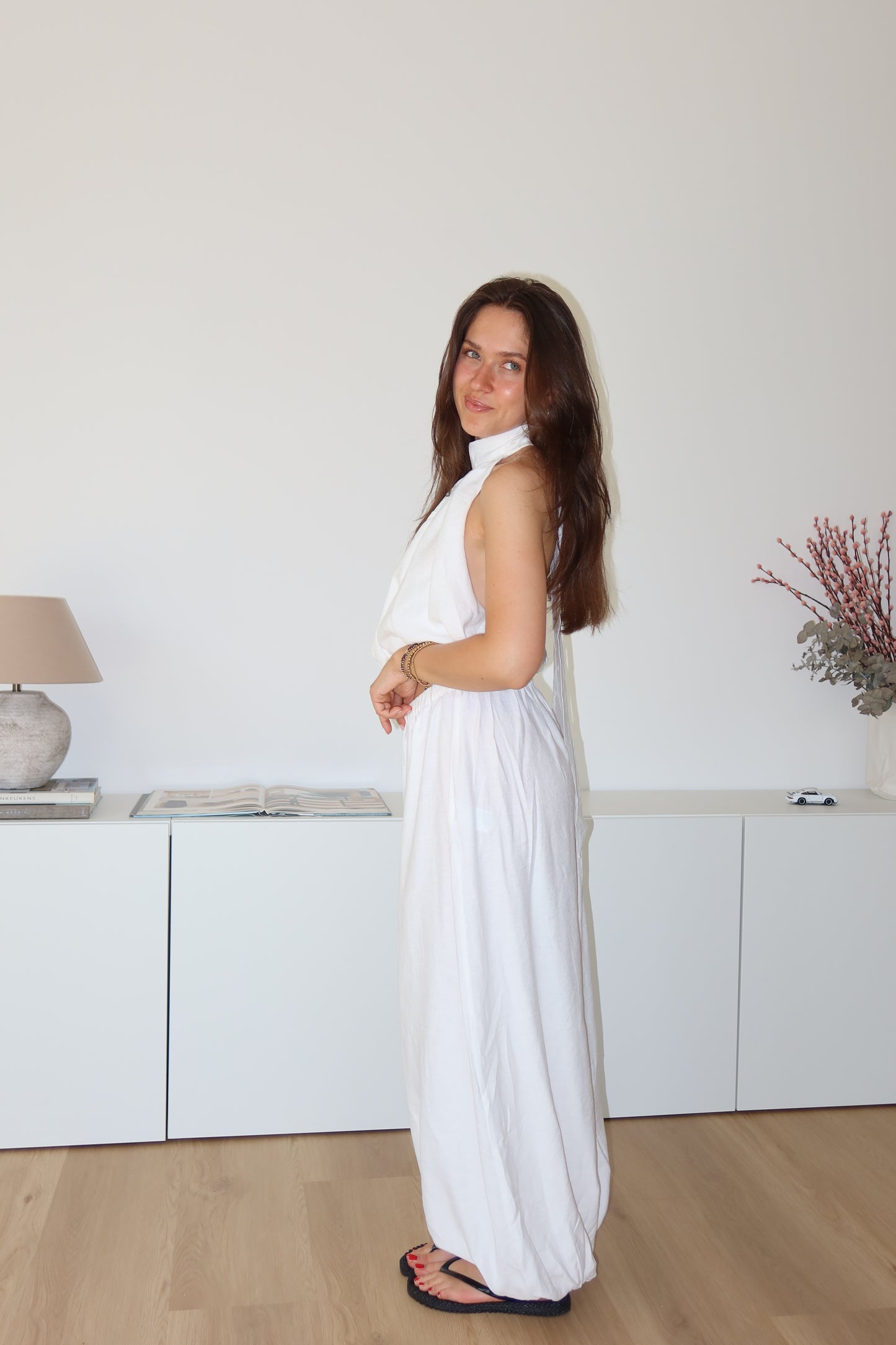 Ballon pants - White