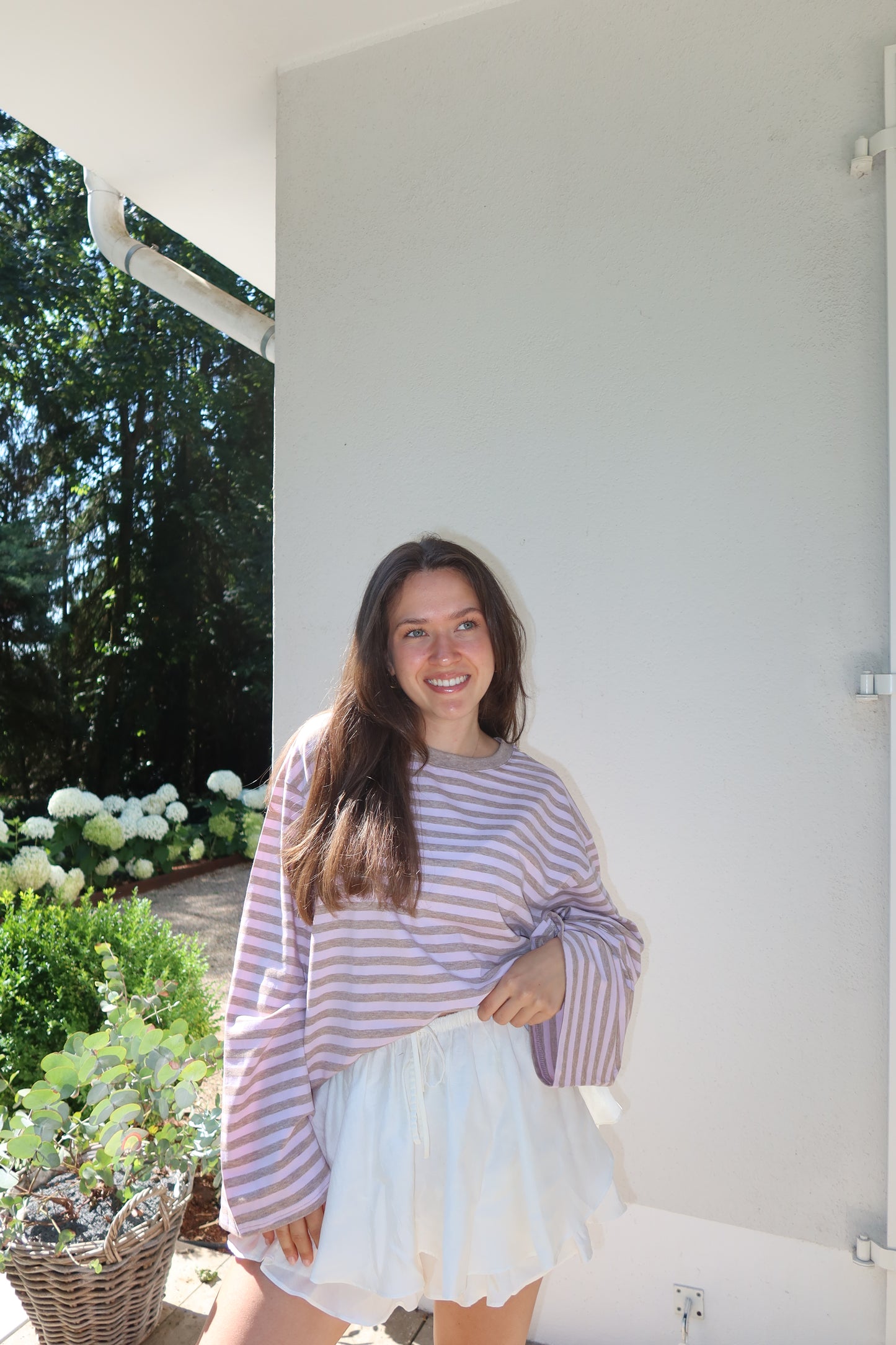 Longsleeve Stripe Oversize - Blossom