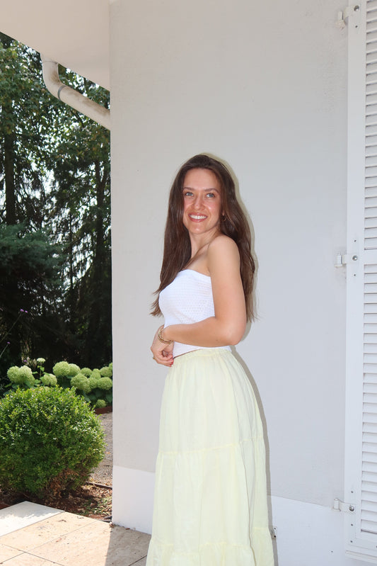 Beandeau Top - White