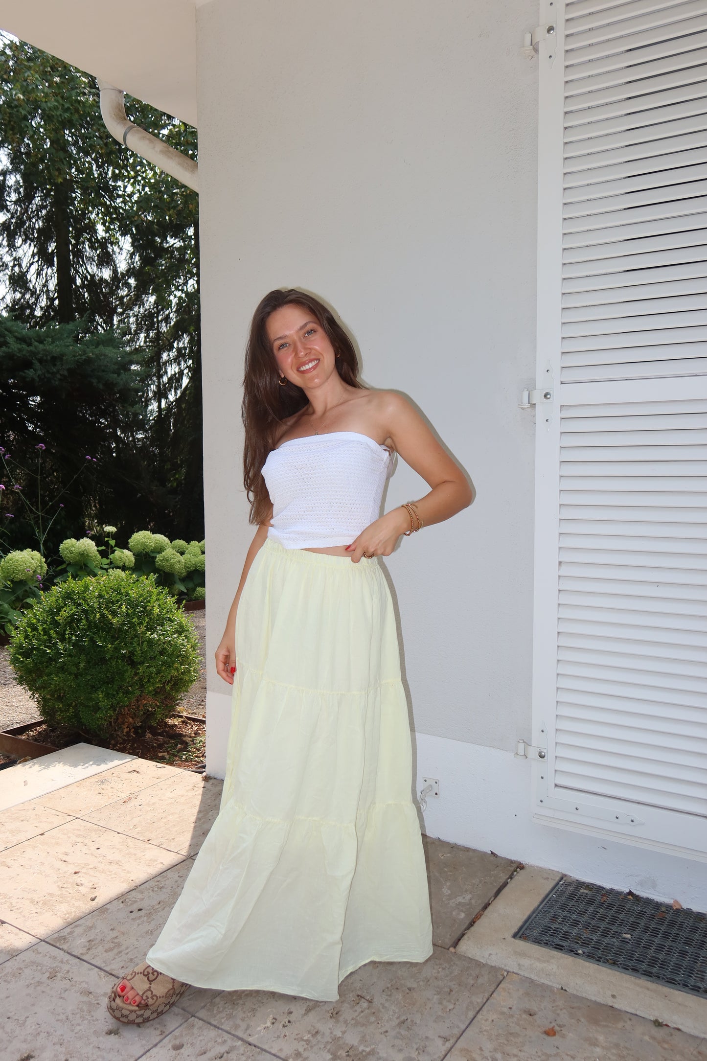 Beandeau Top - White