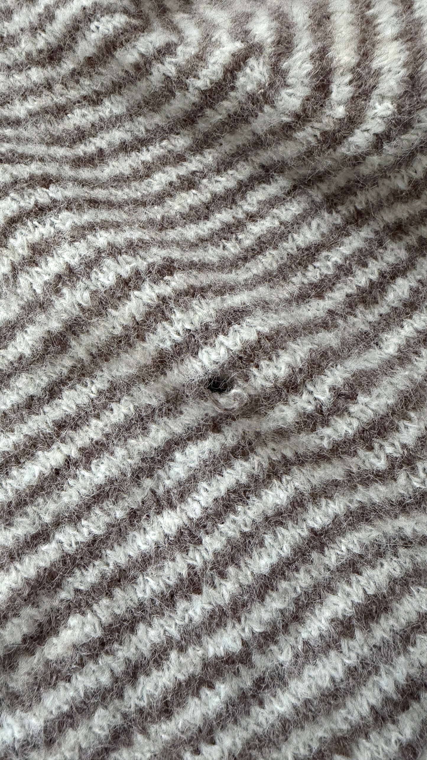 SECOND CHANCE - Cardigan Stripe soft powder • Braun/Taupe - VOM UMTAUSCH AUSGESCHLOSSEN (Kopie)