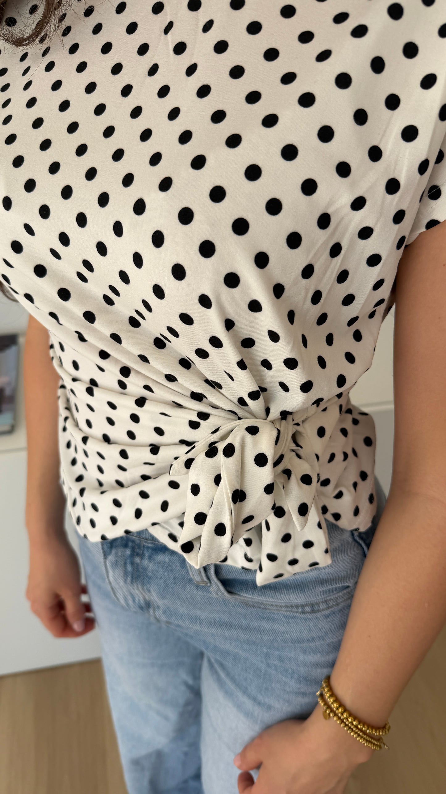 Polkadot Tee Knot