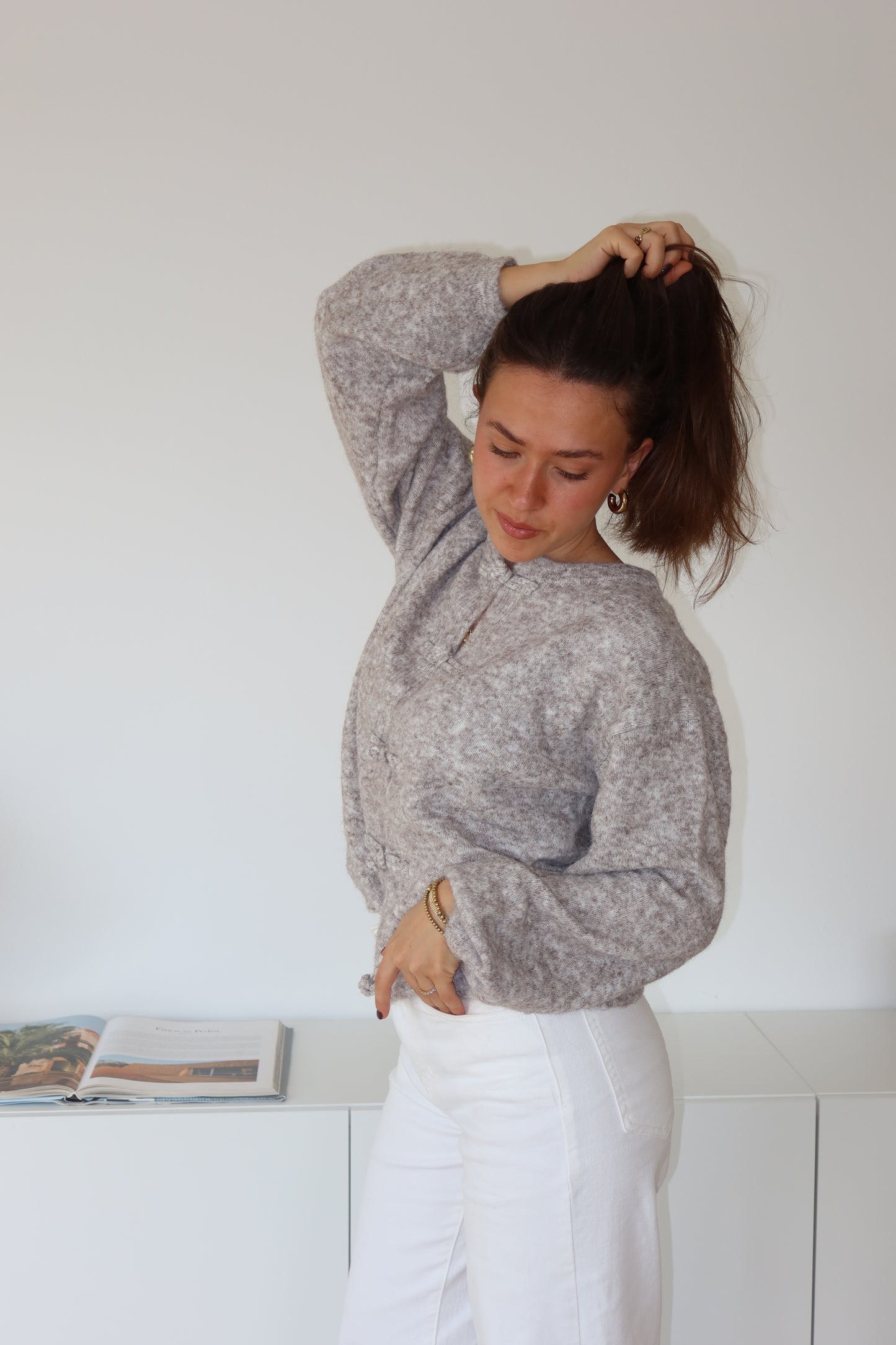 Cardigan knot - taupe
