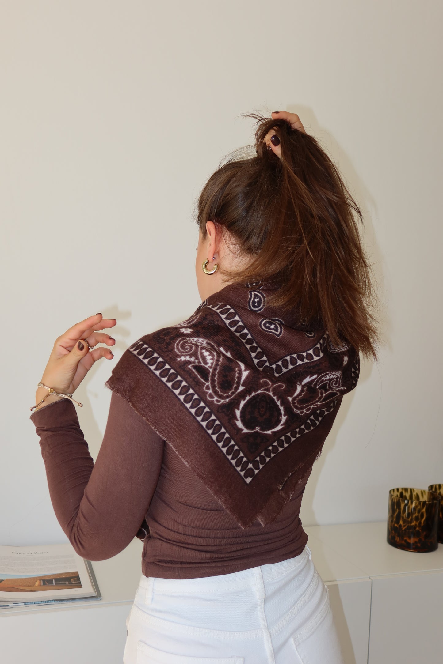 Schal - chocolate  Brown