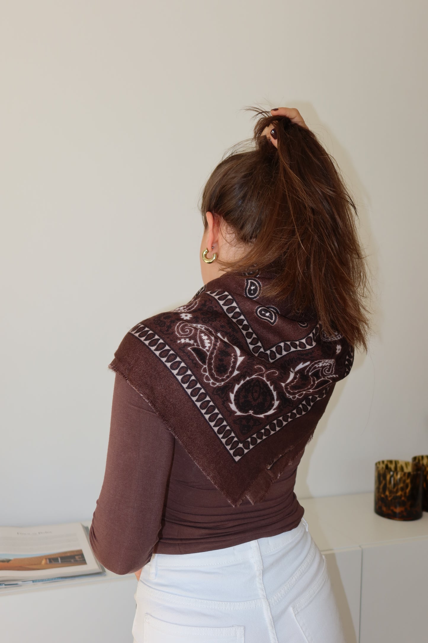 Schal - chocolate  Brown
