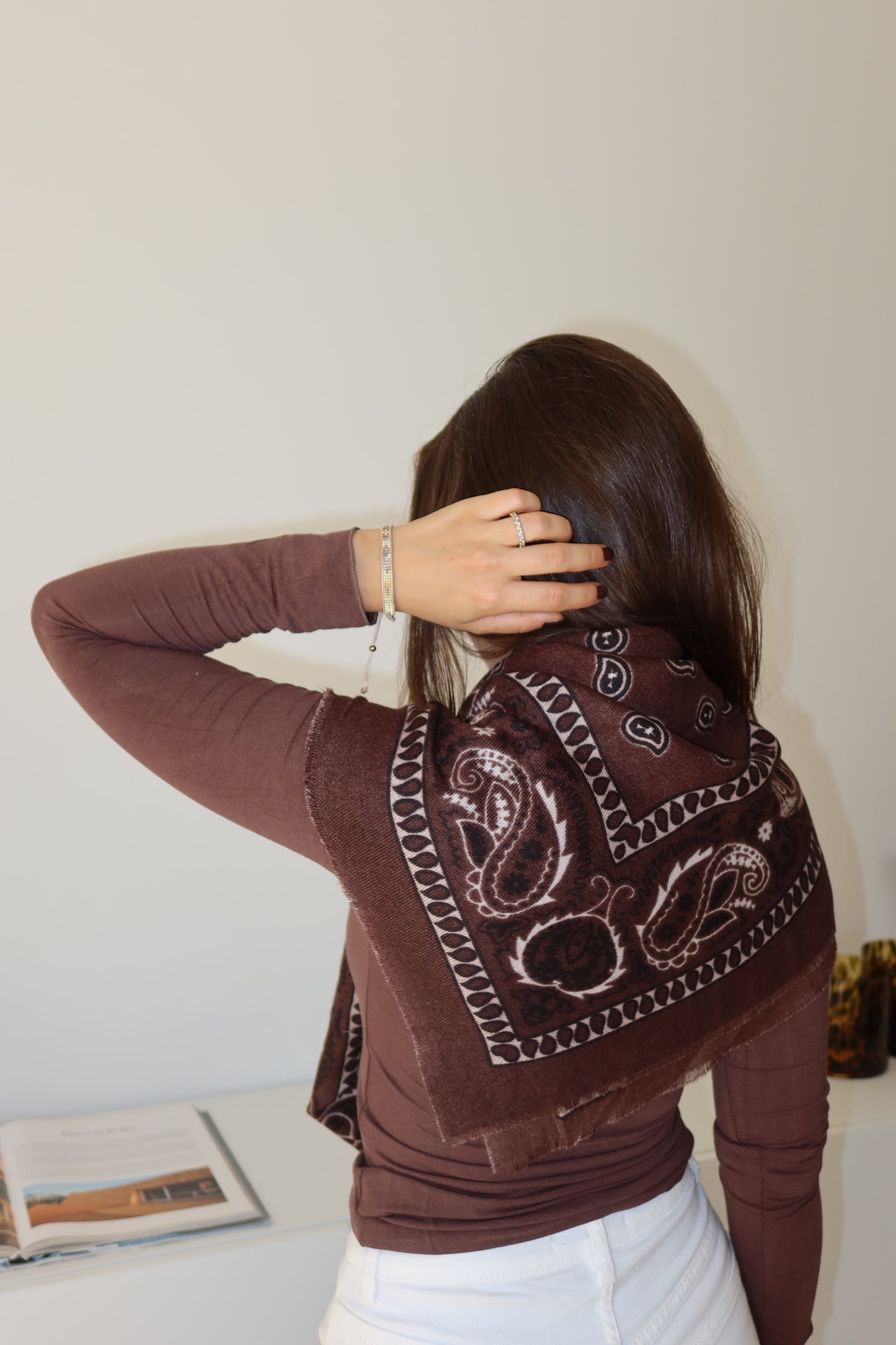 Schal - chocolate  Brown