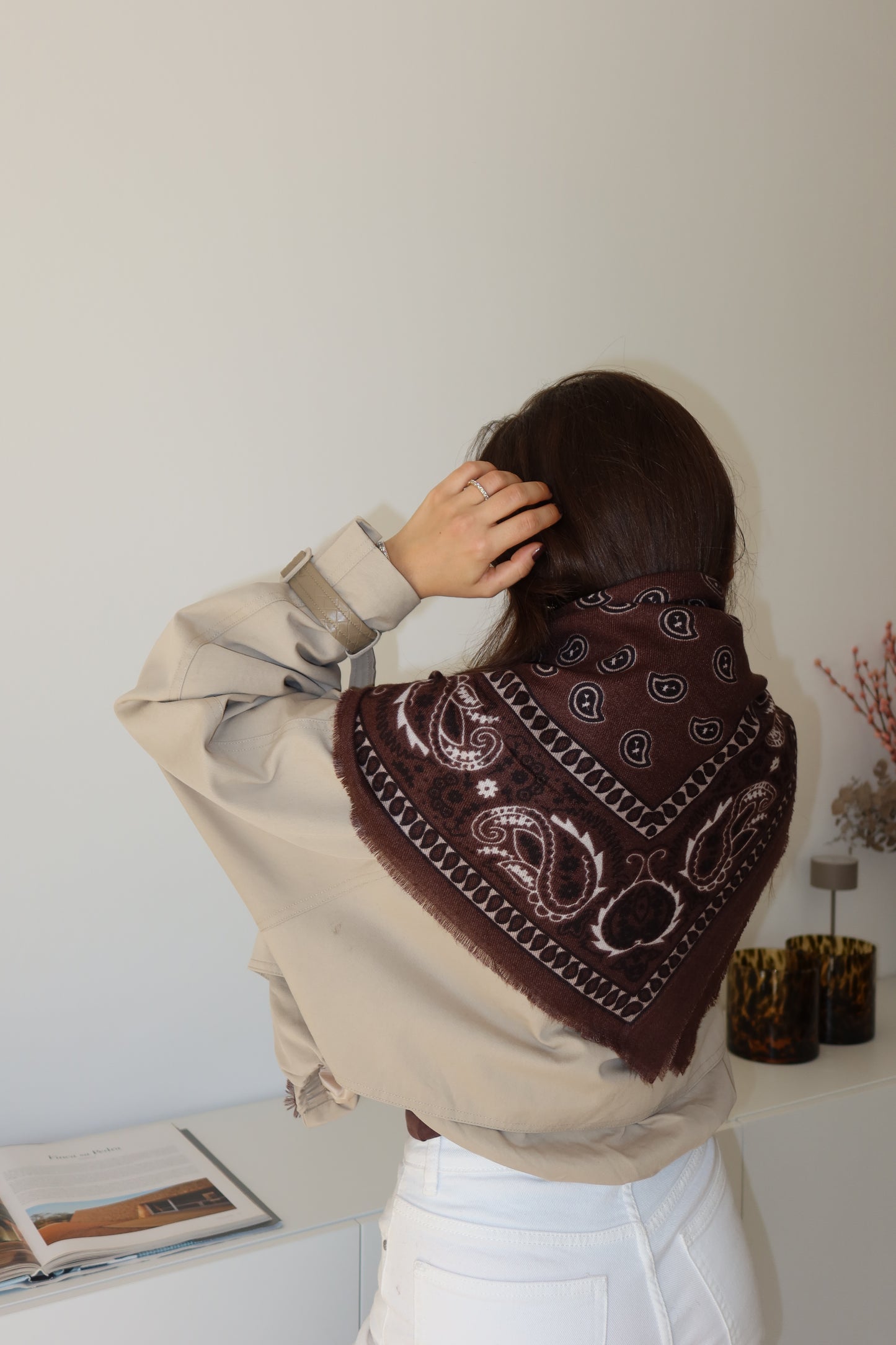 Schal - chocolate  Brown