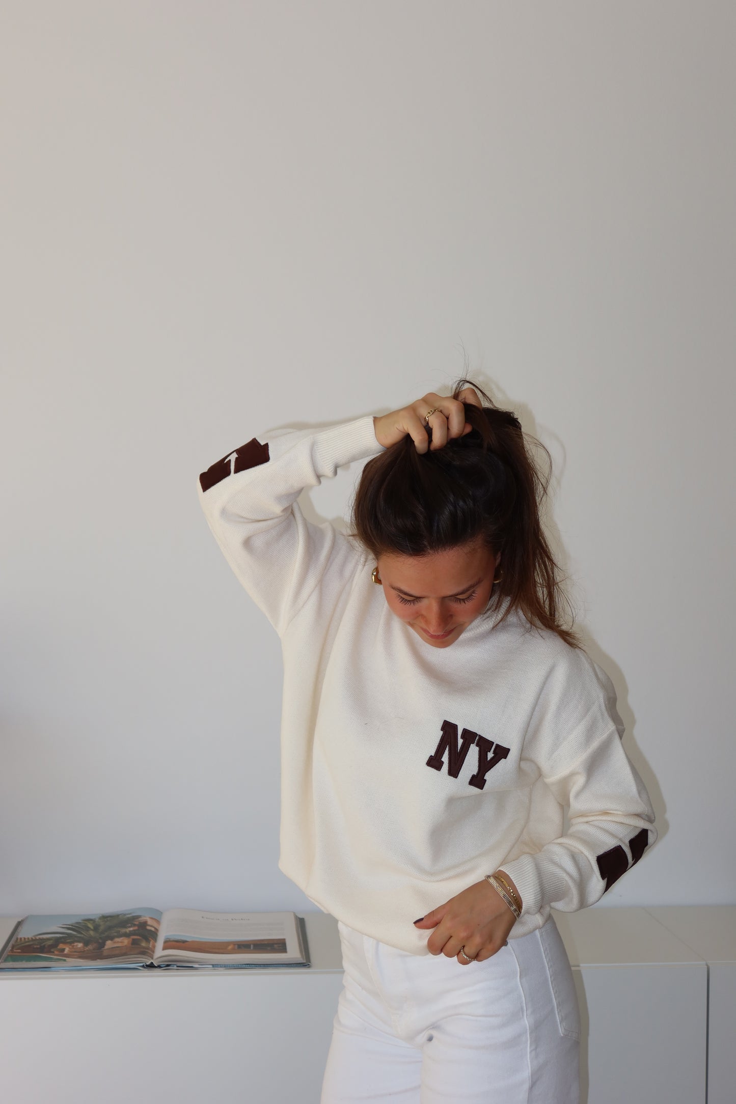 Pullover NY - beige