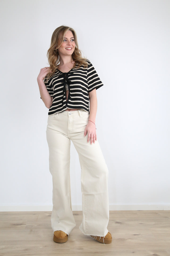 Super Wide leg Jeans beige