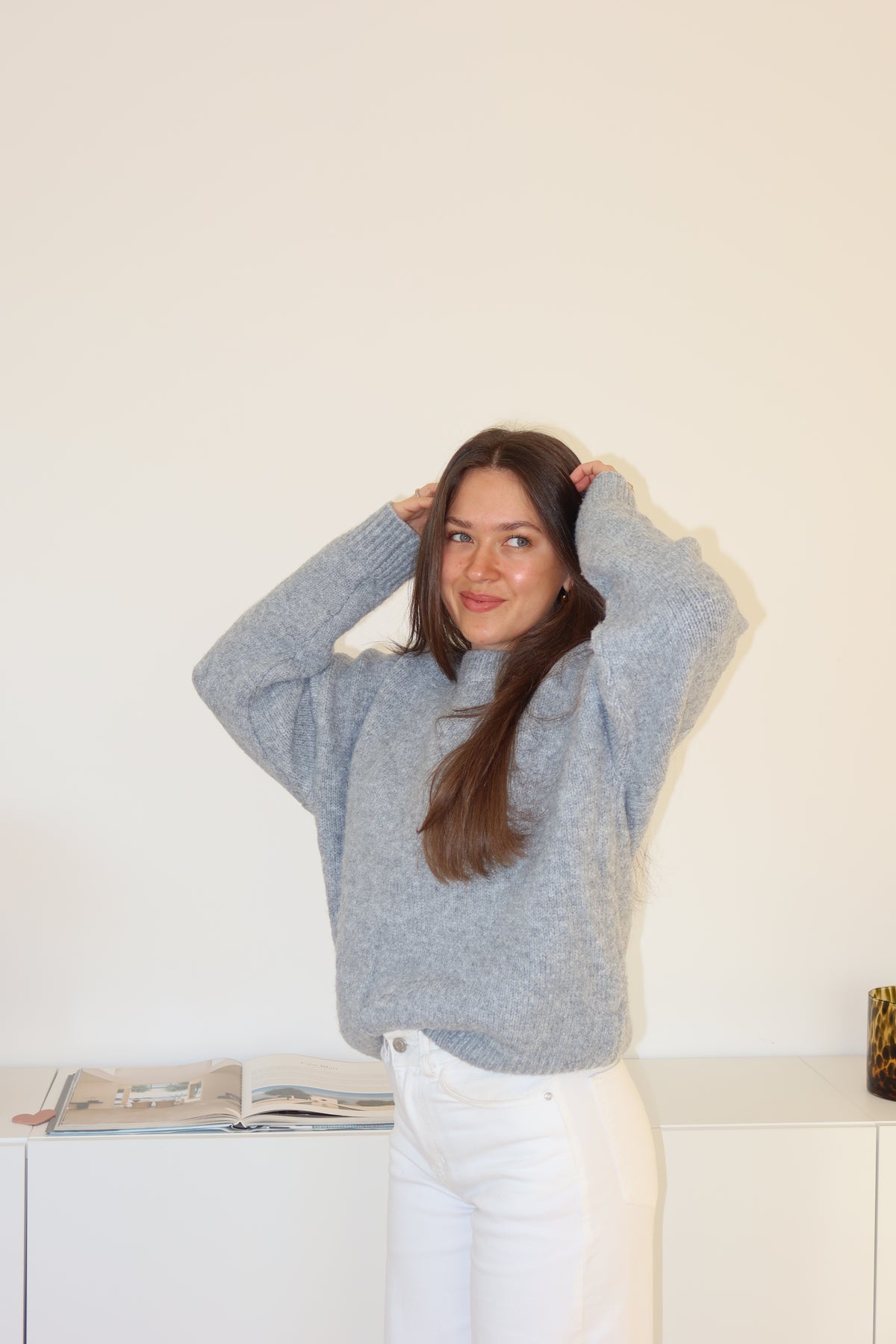 Basic Pullover - Grau