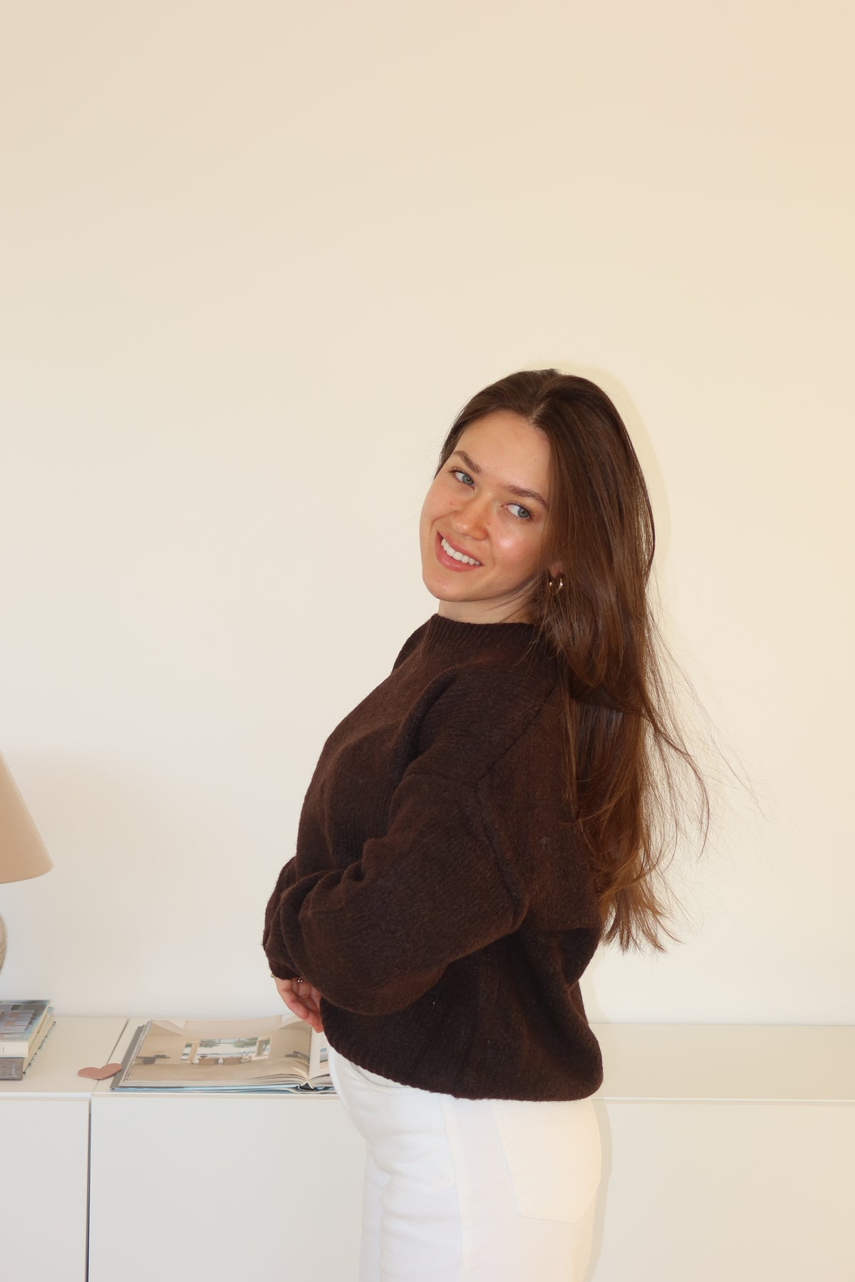 Basic Pullover - Braun