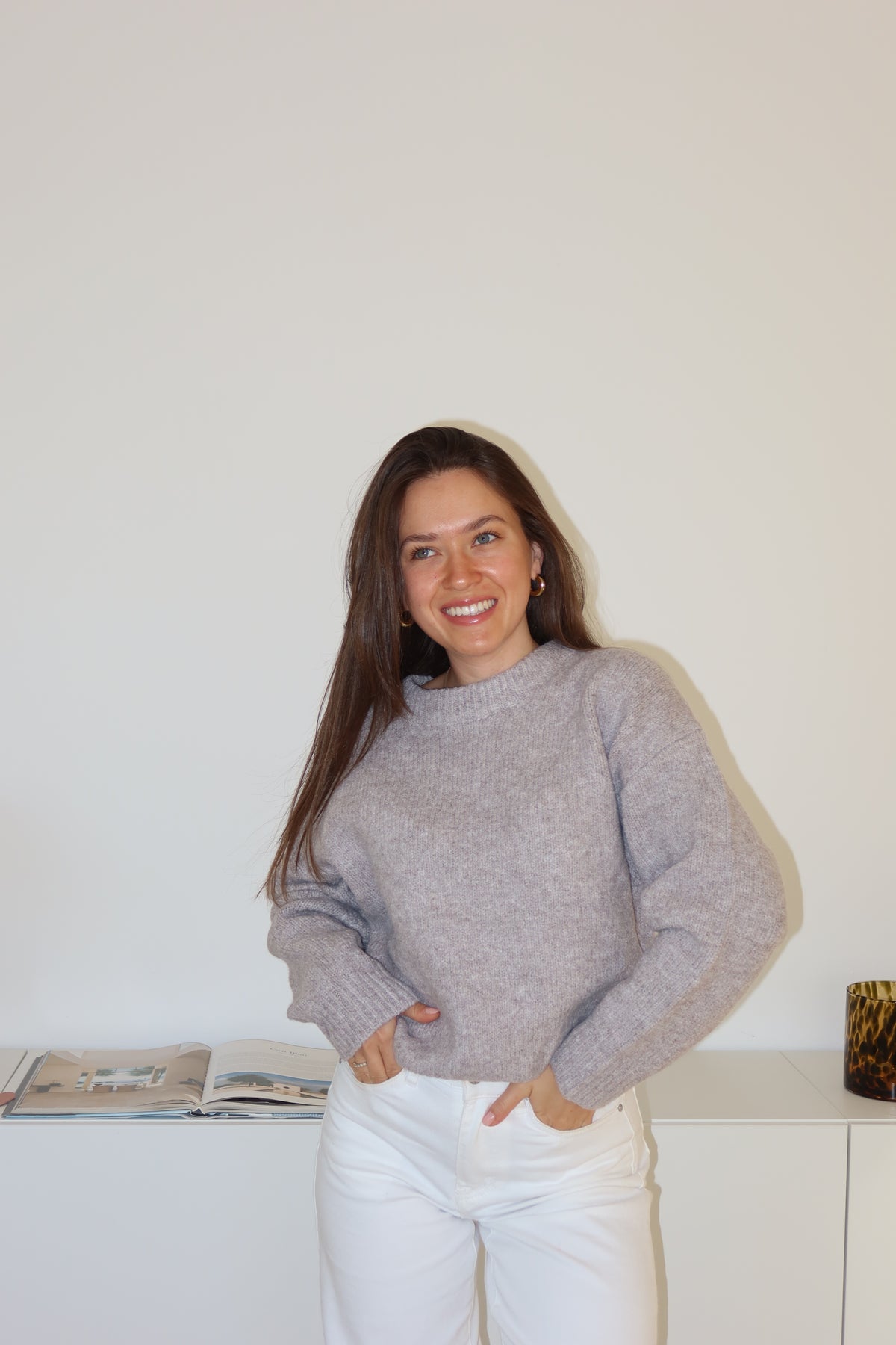 Basic Pullover - Taupe