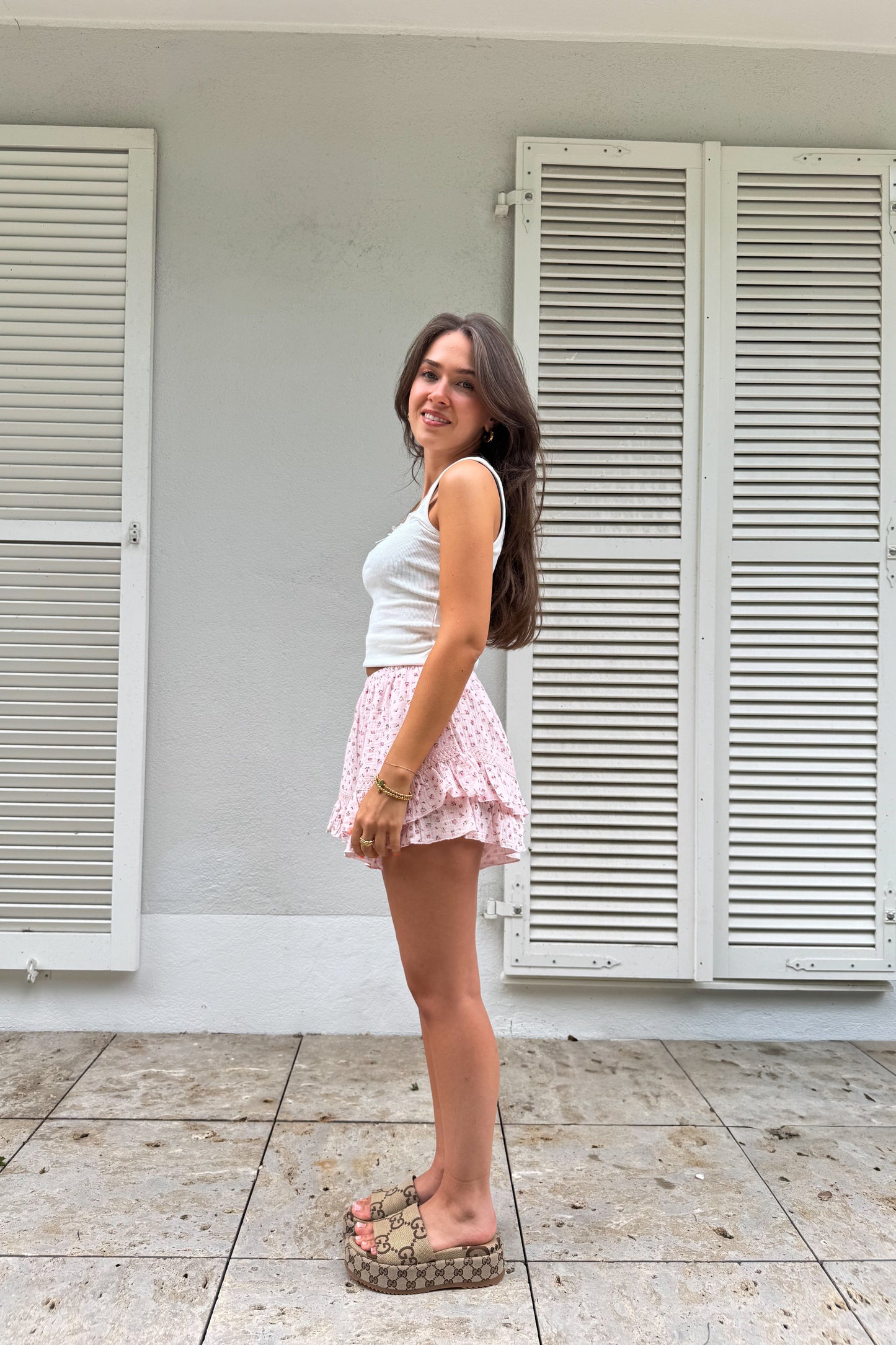 Musselin Flower Skort "Klara"
