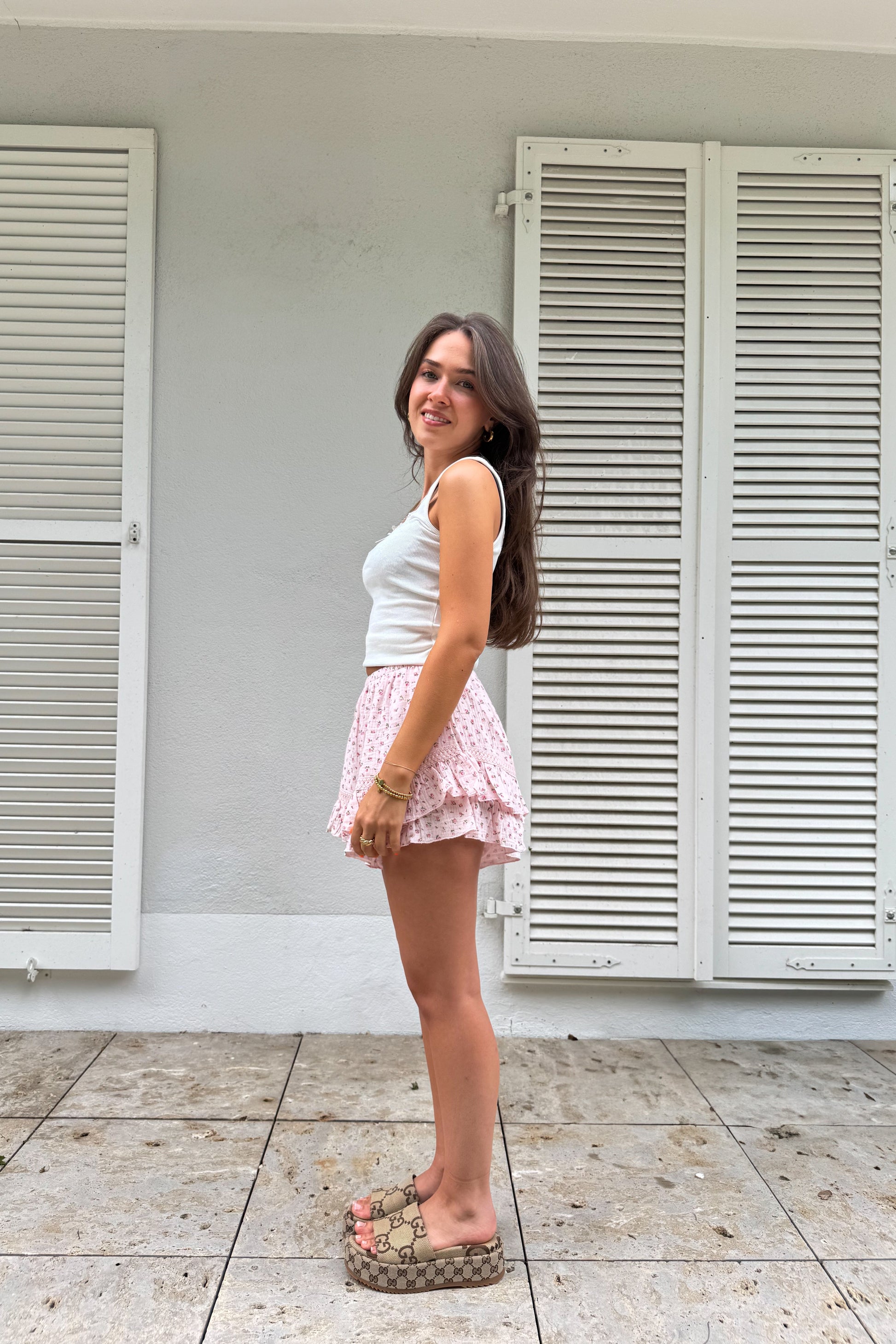 Musselin Flower Skort "Klara"