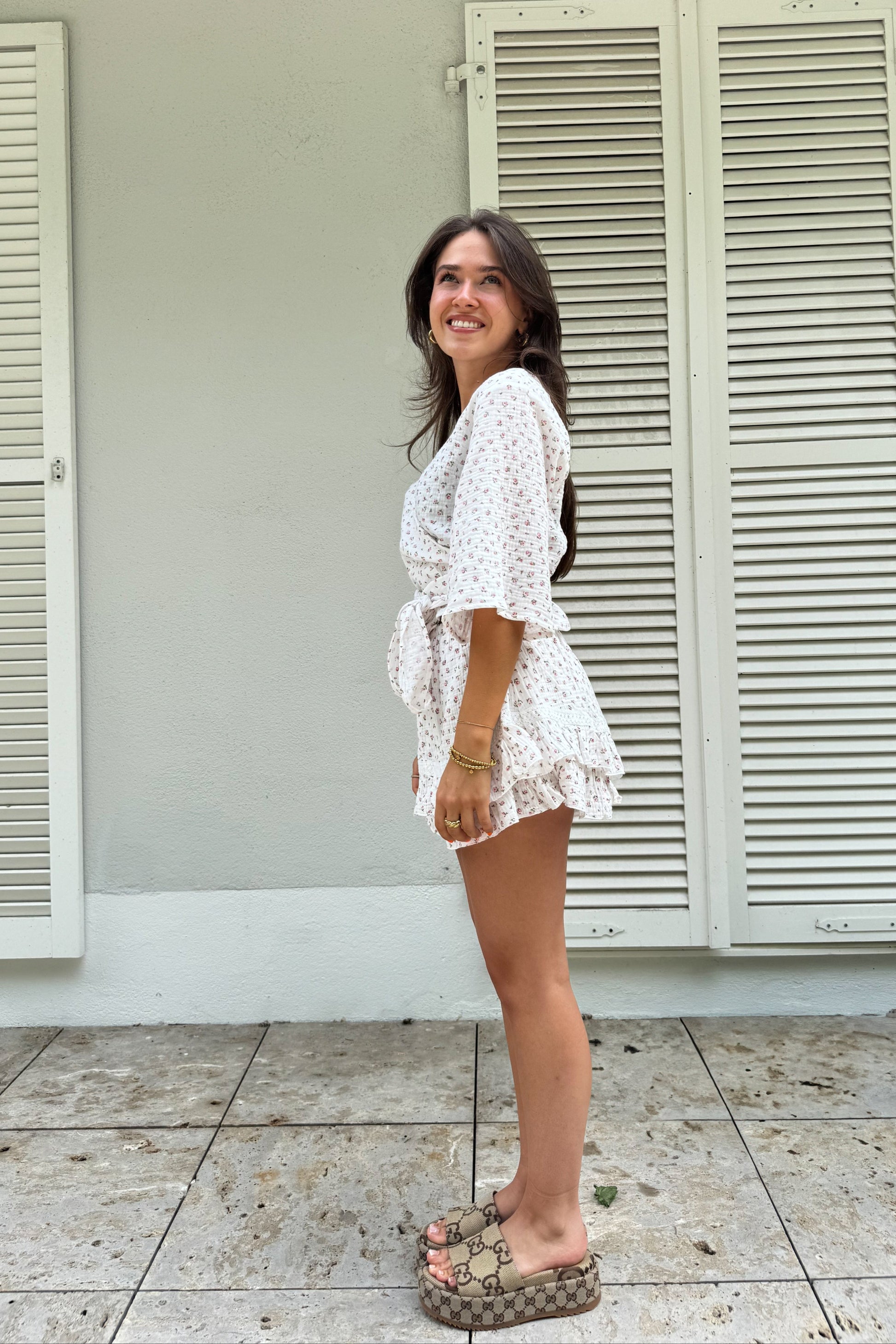 Musselin Flower Skort "Klara"