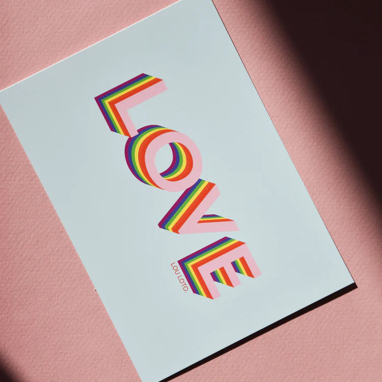 Postkarte "Love"
