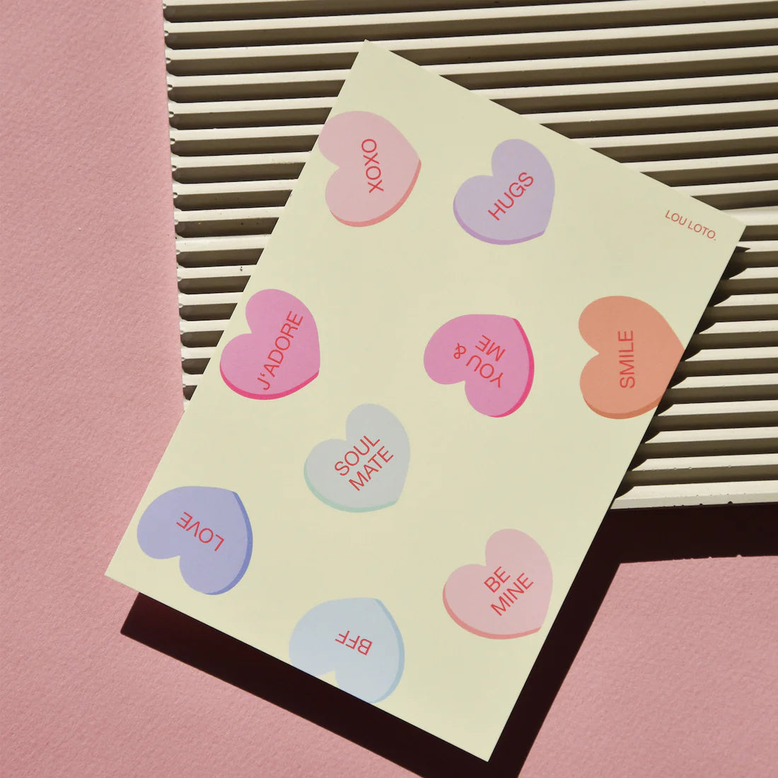 Postkarte "Lovehearts"